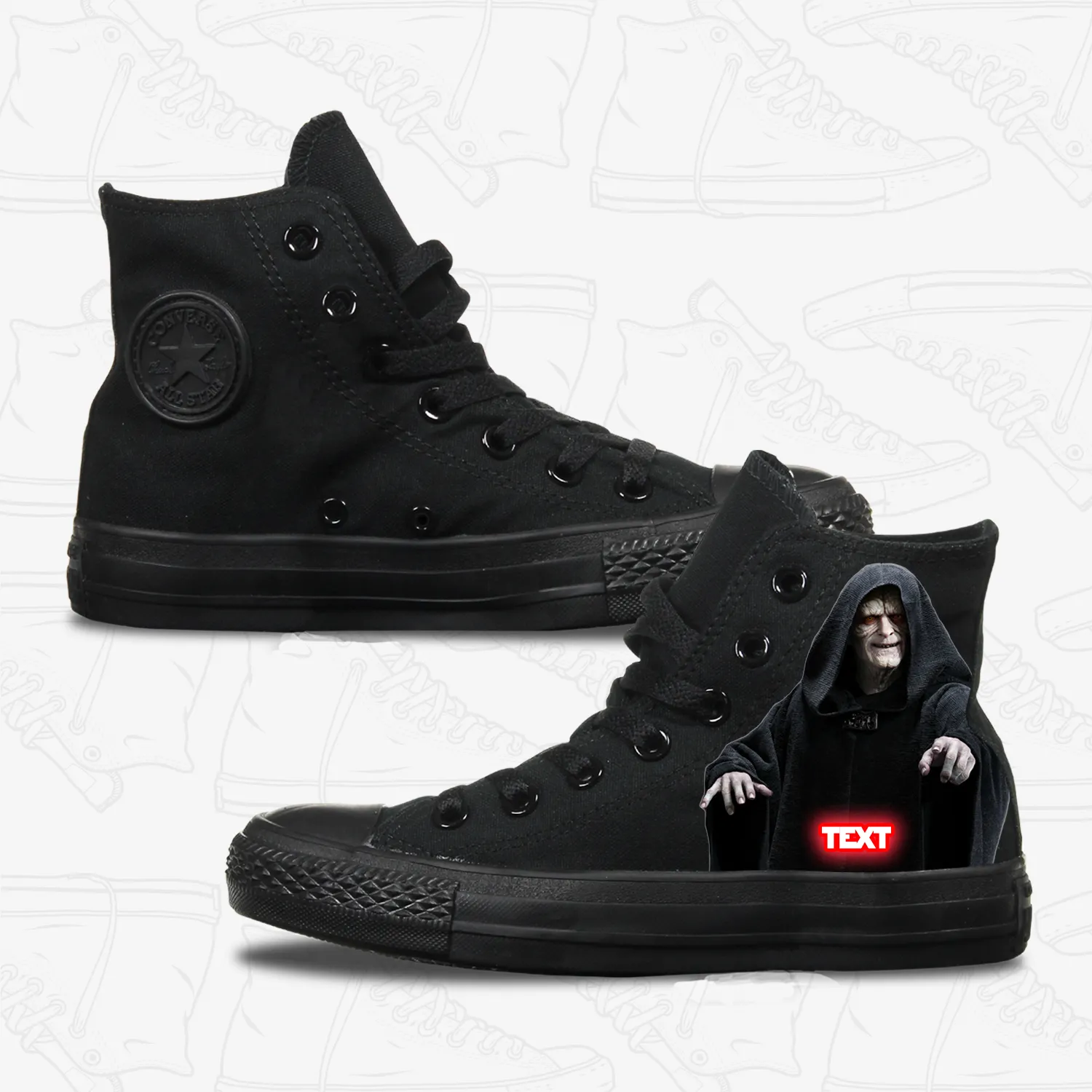 Adult Star Wars Custom Converse