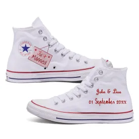 All Signs Point To Marriage Custom Wedding Converse