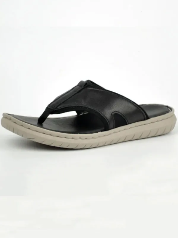 Beach Lightweight Soft Sole Cowhide Sandals