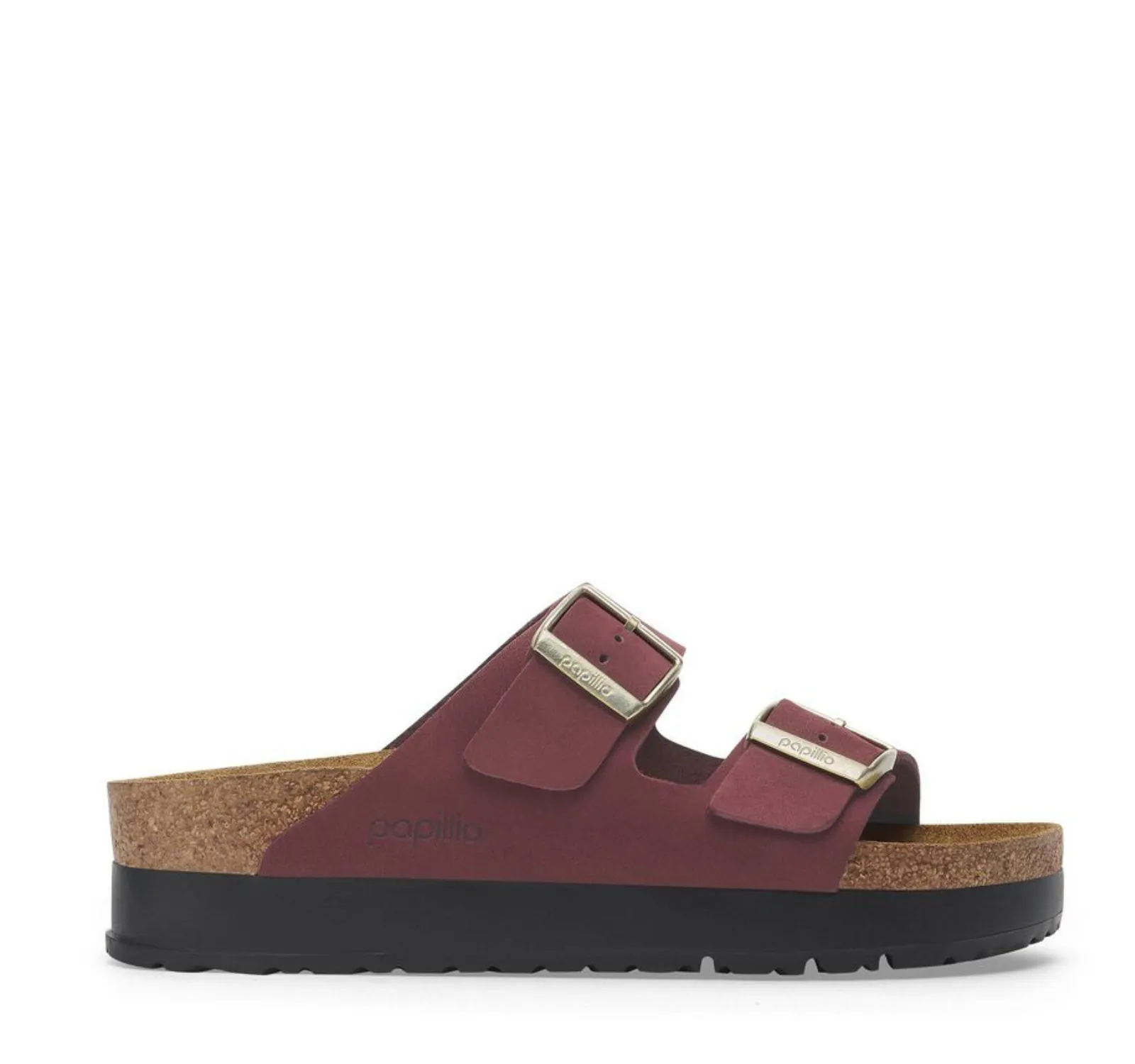 Birkenstock Arizona Platform in Nubuck