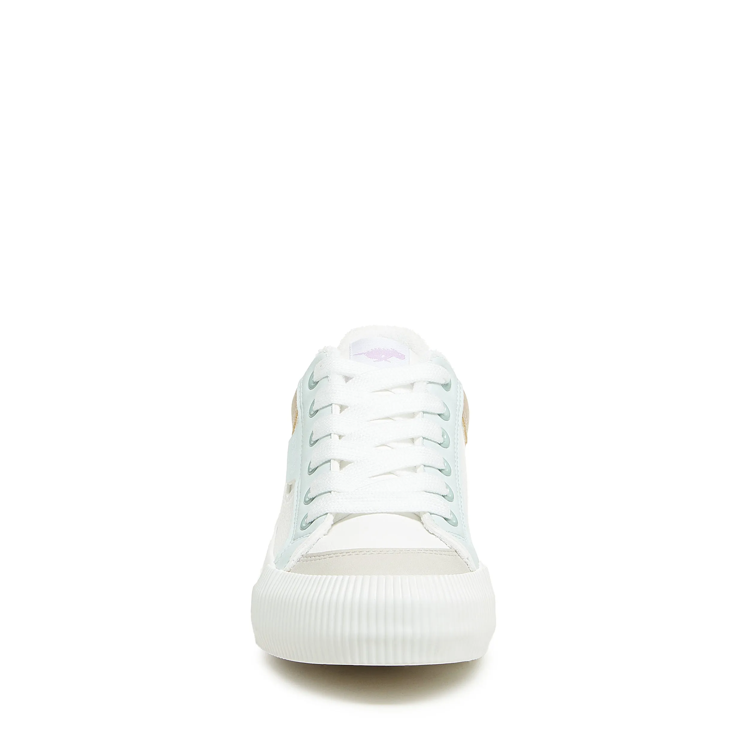 Cheery White Colour Block Trainers