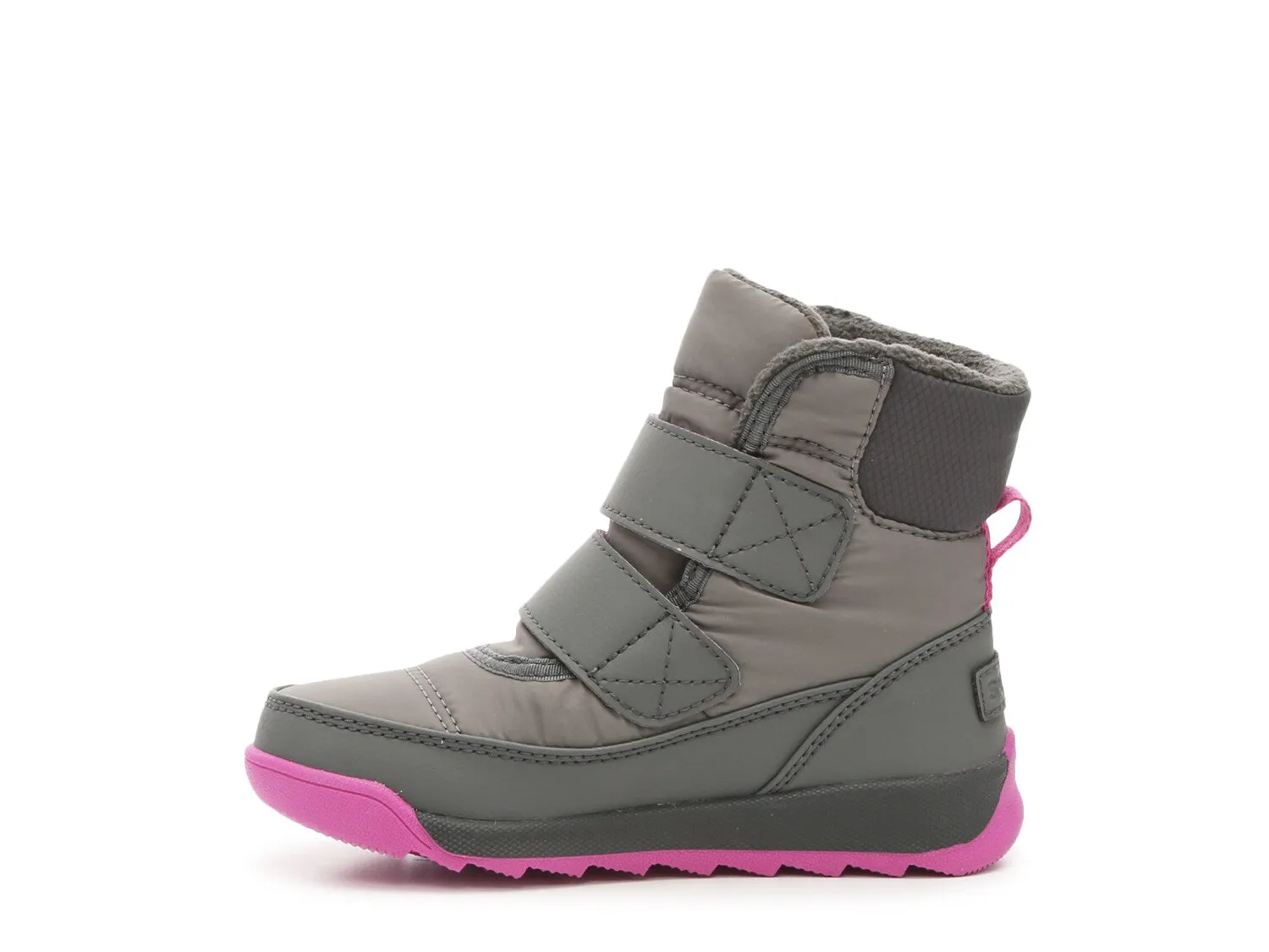 Children's boots Sorel Whitney II with strap, gray