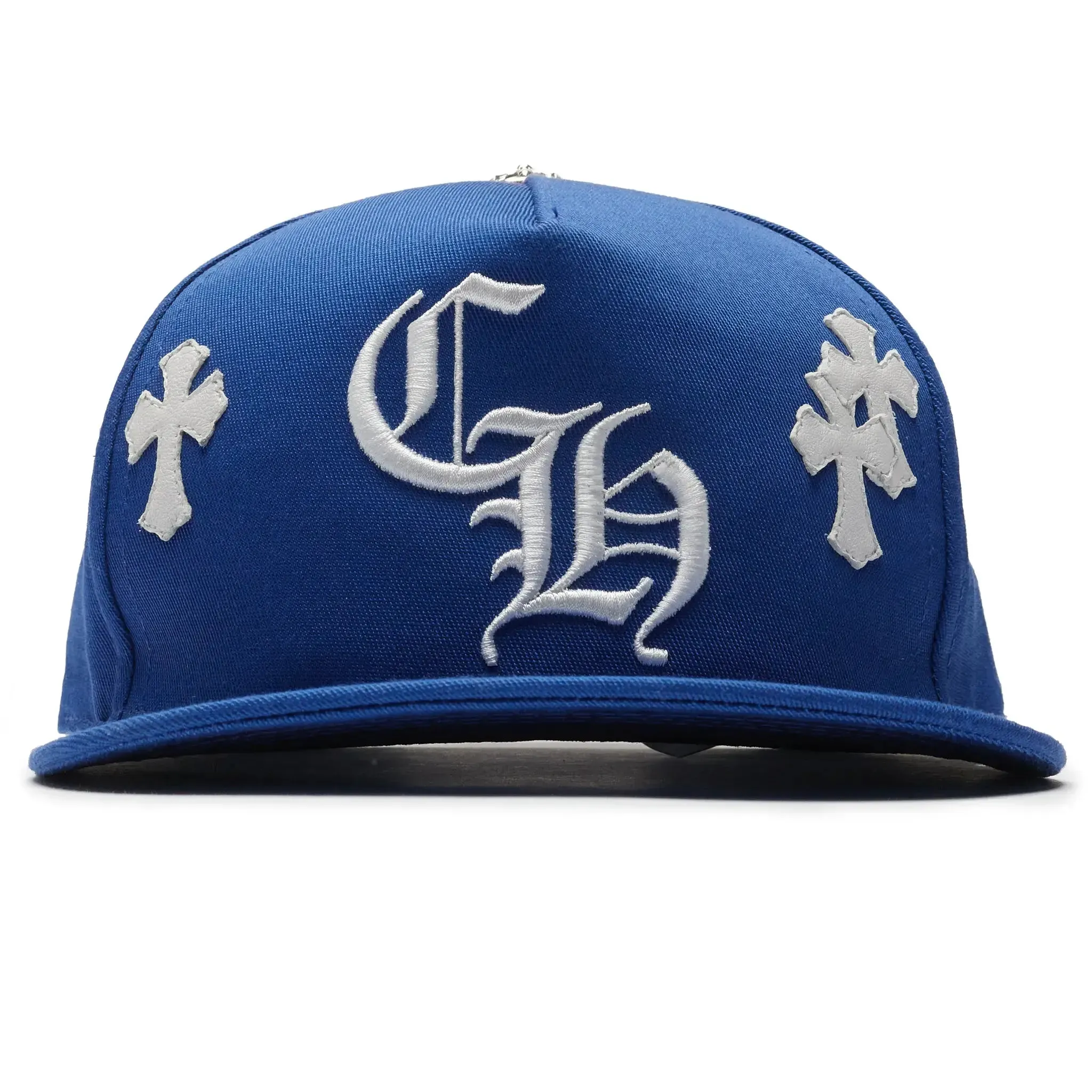 Chrome Hearts Cross Patch Blue Baseball Cap