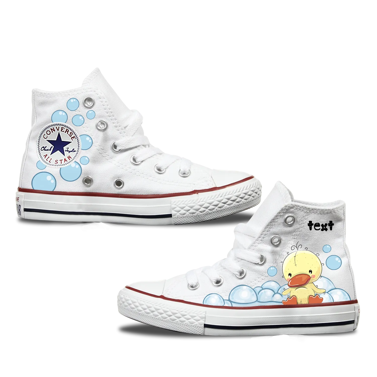 Duck Kids Personalised Converse