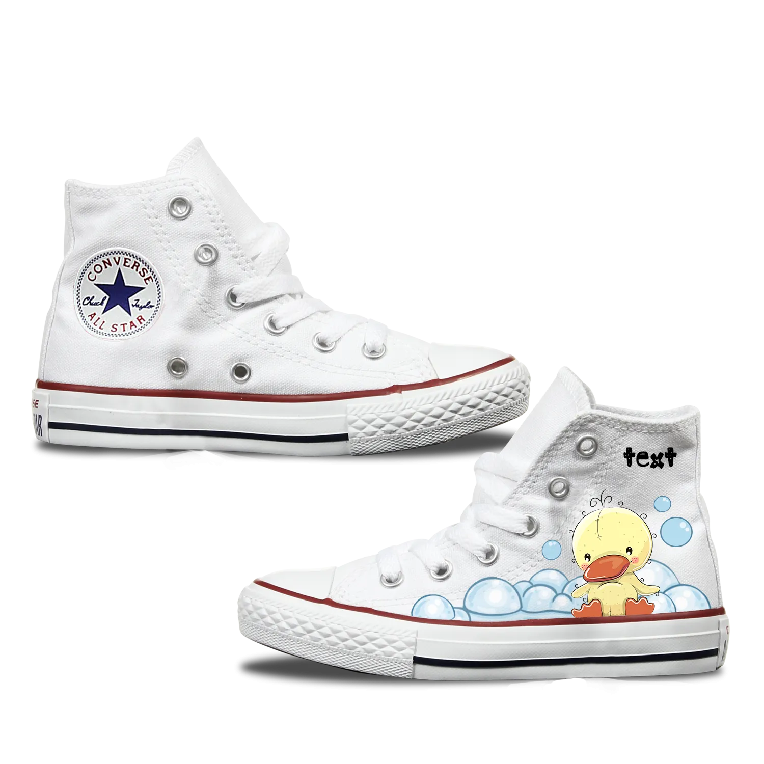 Duck Kids Personalised Converse