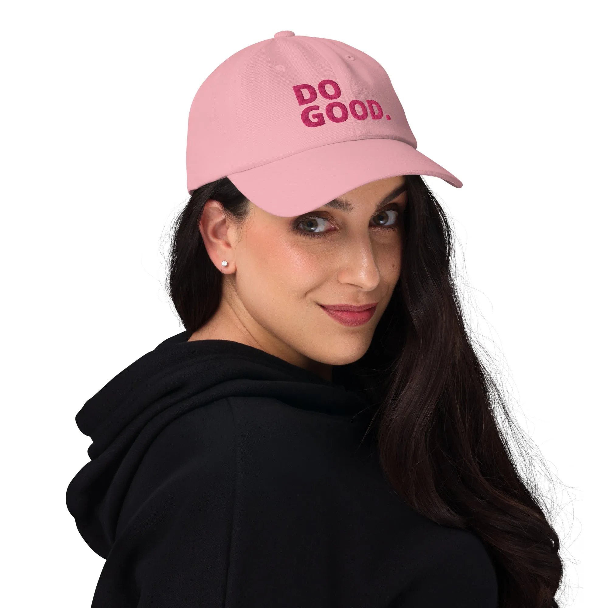 ELEVATED BASICS, PINK BASEBALL CAP DO GOOD.