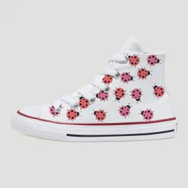 Ladybug Toddler Custom Converse Shoes