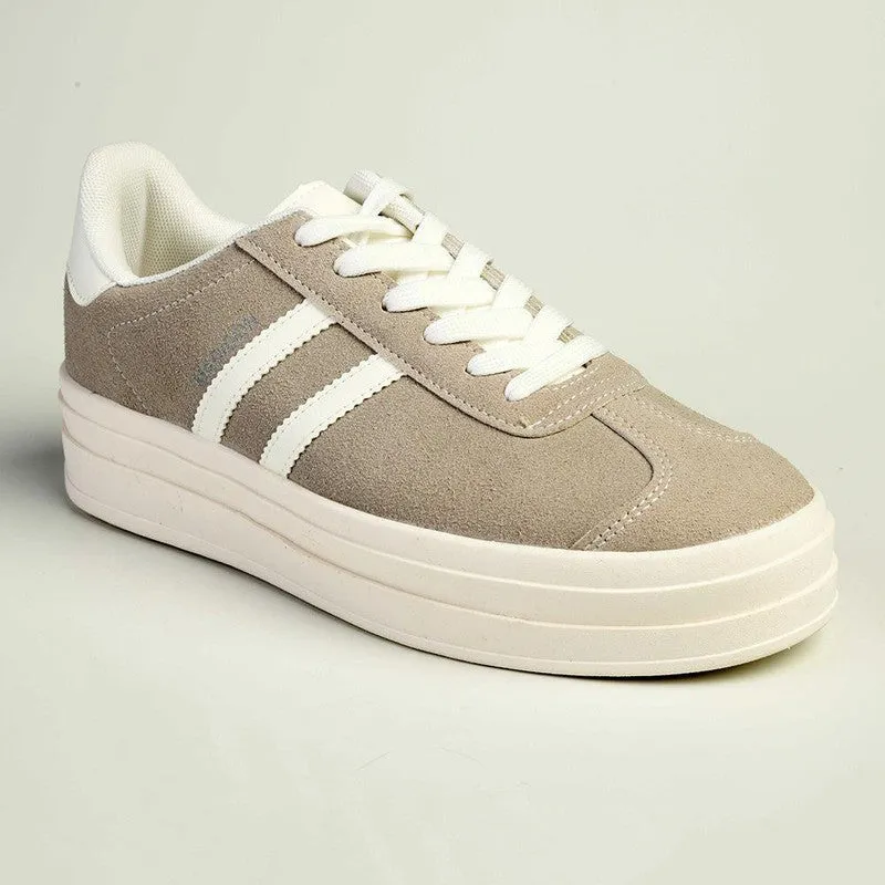 Madison Platform Fashion Sneaker - Grey