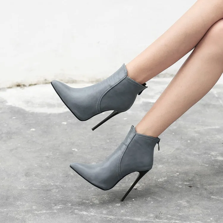 Super Women Boots Pointed Toe High Heel