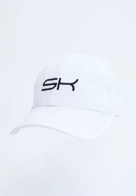 Tennis cap, white/black