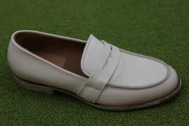 Women's 31403 Penny Loafer - White Calf